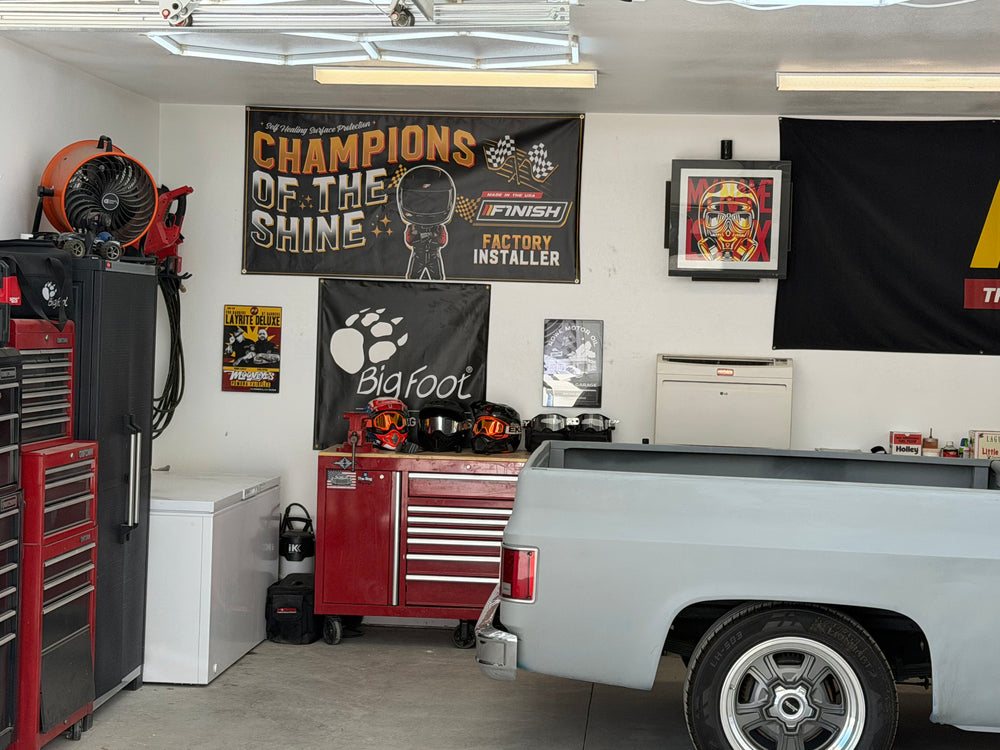 "Champions of The Shine" 3 x 6 Shop Banner